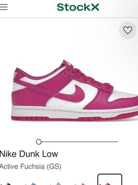 Nike Dunk Low - Fuchsia & White